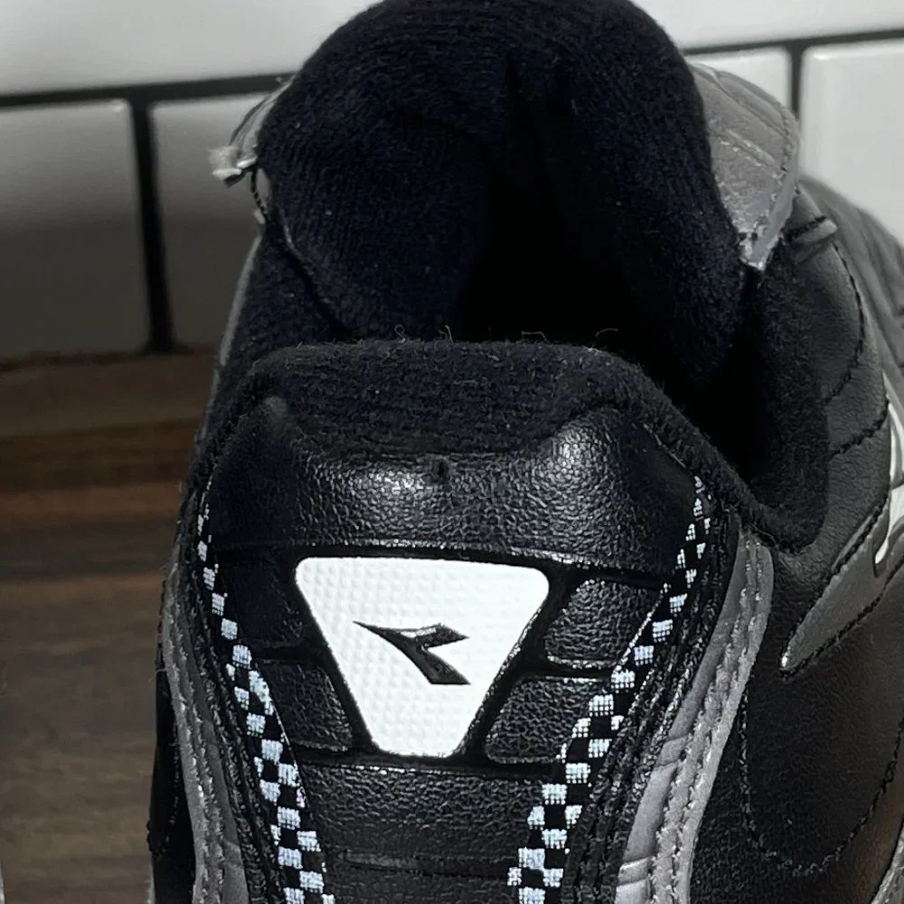 Diadora Furia TF Jr Little Boys Sz 3 Shoes Black Soccer Futbol Turf Sneakers